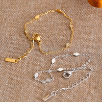 Pulsera de Cadena de Acero Inoxidable XY 1011 con Circonita Cúbica para Mujer, Joyería de Muñeca Delicada, Estética y Chic para el Verano