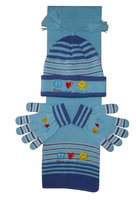 OEM Promotion Custom ized Acryl gestrickt Fußball Fan Fußball Schal Winters chal Stricks chals Winter mütze Handschuhe Set