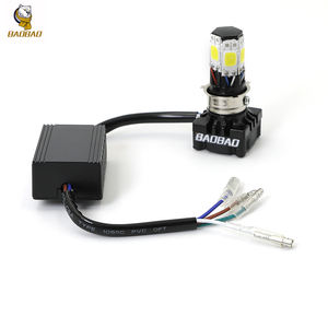 Feux <span class=keywords><strong>led</strong></span> pour motos, 2 pièces, 6 côtés, blancs, feu de croisement et de route, étanches, pour motocyclettes - Product Image 2