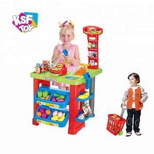 للأطفال ألعاب تعليمية ألعاب التسوق ماكينة تسجيل المدفوعات النقدية لعبة الجدول سوبر ماركت تلعب مجموعة ل التظاهر تلعب دورا - Product Image 1
