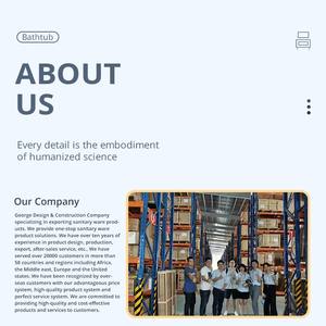 Air Jet Blase Whirlpool Spa-Badewannen Hydrorelax-Jeten Whirlpool Spa Heißwasserglas Außenduscharm mit Fernseher Acryl-Massage - Product Image 5