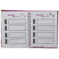Carnet de planification personnalisé 8x10 pouces pour 52 semaines de yoga, gym, perte de poids, santé et remise en forme / Journal d'entraînement quotidien