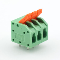 Borniers de raccordement rapide Kuishen KC2604P-3.5A-3p, connecteurs femelles 3P 3,5 mm, PA66/Cuivre/Acier inoxydable