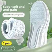 Semelles de chaussures de sport respirantes et absorbant les chocs, semelles de remplacement élastiques et souples pour chaussures de course pour hommes et femmes