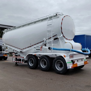 Semi-remorque benne à ciment en vrac de 42 m³, 3 essieux, forme en V, 12R22.5, grande capacité 40 T, en acier, fabrication chinoise - Product Image 3