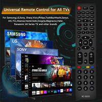 Télécommande universelle compatible avec 8 appareils, télécommande TV universelle pour toutes les marques de téléviseurs, avec CE/ROHS, configuration facile