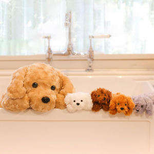 Mamá de peluche y 4 cachorros, juguetes de peluche, perro, Animal relleno, cachorro, juguete para niños - Product Image 3