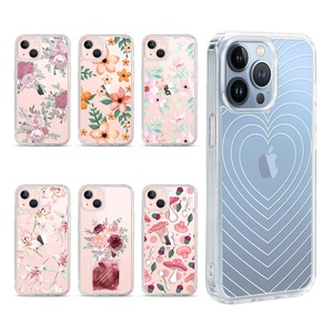 <span class=keywords><strong>Cover</strong></span> per Smartphone con Fiori Eleganti in TPU PC Rigido per iPhone 13 Pro Max 12 11, Custodia Personalizzata in Acrilico con Stampa UV - Product Image 1