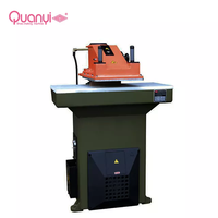 Presse à découper hydraulique à bras oscillant QY208 pour la fabrication de chaussures, machine pour étiquettes en cuir et tissu