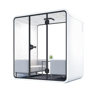 كشك تسجيل عازل للصوت, كشك عازل للصوت مضاد للصوت الحد من الضوضاء كشك الهاتف قرنة خاصة صندوق عزل الصوت كشك تسجيل - Product Image 3