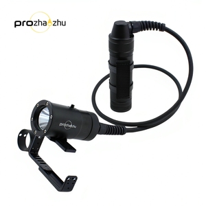 PROZHAOZHU DL-D09-6B-S 2500 Lumen Luce Subacquea Ricaricabile IP68 150M Lampada Tecnica per Immersioni in Grotta con Bombola Laterale - Product Image 1