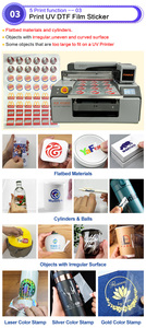 Funtun A2ขนาด2 Epson หัว XP600 1400dpi, กล่องใส่ปากกาแก้วใส่กอล์ฟเครื่องพิมพ์ยูวีแบบหมุนแท่นวาง - Product Image 4