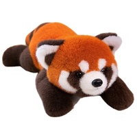 Peluche brodée en gros pour adolescents, jouet mignon en forme de raton laveur, couleur personnalisée, rembourrage en coton, haute qualité, anti-stress, emballage en boîte