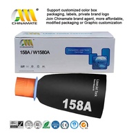 Chinamate 158A Toner cardridge W1580A W1580X 158X kompatibel untuk Tank 1020 2506 MFP 1005 2606 Toner Printer Laser hitam