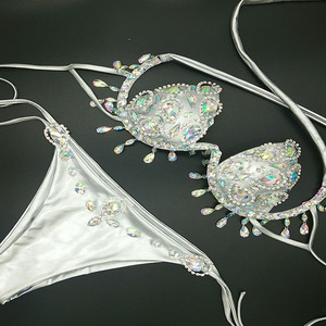 <span class=keywords><strong>2022</strong></span> nouveau Sexy Cristal Maillots <span class=keywords><strong>De</strong></span> <span class=keywords><strong>Bain</strong></span> Femmes Push Up Diamant designers strass Bikini gros - Product Image 5