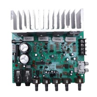 Amplificateur de puissance de réverbération numérique Hifi 250W X 2 2.0, préampli Audio, Amplification arrière avec contrôle de la tonalité