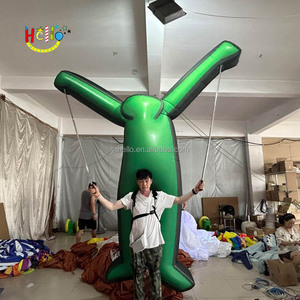 ชุดแฟนซีเป่าลมเดินได้ รุ่นยอดนิยม <span class=keywords><strong>HI</strong></span> INFLATABLE สีเขียว ขนาด 4-6 ฟุต พร้อมพัดลมในตัว - Product Image 2