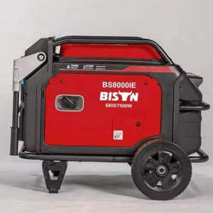 Générateur d'électricité portable silencieux à essence <span class=keywords><strong>BISON</strong></span> avec inverseur, démarrage électrique 24V DC, 220V, 16Hp, <span class=keywords><strong>6</strong></span>.8Kva, 6800W, haute efficacité, réservoir de carburant 25L - Product Image 3