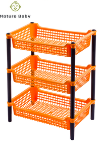 Estante de plástico multiusos, escurridor de acabado multifuncional de gran calidad, Popular en Malasia - Product Image 2