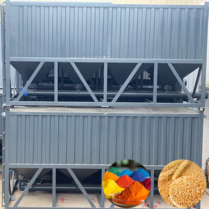 Sensor de nivel a prueba de humedad Alquiler Bomba eléctrica y motor Silo de almacenamiento de cemento Línea de producción de 70 toneladas para ladrillos entrelazados - Product Image 2