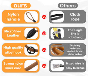 Laisse pour chien en <span class=keywords><strong>corde</strong></span> tressée de traction pour sports de plein air, durable, pour chiens de petite et moyenne taille - Product Image 6