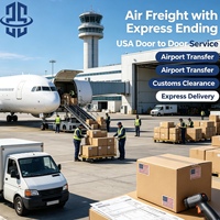 Agent d'expédition aérienne professionnel USA Express, service logistique international, suivi complet, assistance 24h/24 et 7j/7, assurance, entrepôt en Chine