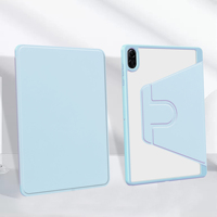 Tablette 360 Rotation Acrylique Transparent Cas pour HONOR X8A X8 PRO X9 X9A 11 pouces GT 2 2025 11.5 pouces Flip Coque De Protection