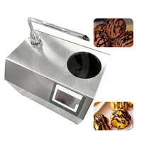 OCEAN 2024 Machine à chocolat multifonctionnelle de petite taille pour bureau, robinet double, fonte de chocolat avec distributeur