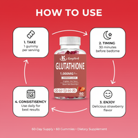 Gummies au Glutathion OEM ODM, Formule Éclaircissante pour la Peau avec Collagène, Vitamine C, Antioxydant, Complément Alimentaire Végétalien Certifié GMP