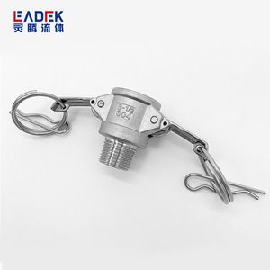 Raccord rapide en acier inoxydable 304/316, type B, raccord rapide pour la lutte contre l'incendie, connecteur femelle mâle, buse de tuyau d'eau, raccord rapide - Product Image 1