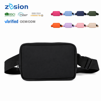 Sac banane de marque avec logo personnalisé, sacoche de ceinture en nylon, sac banane étanche pour l'extérieur, vente en gros, fabricant OEM