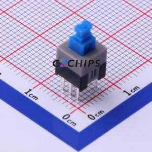 TK-6700-2 Push Button Switch Through hole Component (THT) Switch Double Pole Double Throw No Lock Rectangle Plunger Through Hole - Product Image 1