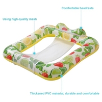Fauteuil flottant gonflable multi-usage 4 en 1 avec hamac en filet pour adultes et enfants, pour les vacances d'été à la plage ou à la piscine, lot de 2