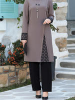 Ensemble deux pièces respirant et léger pour le Ramadan à Dubaï, vêtements islamiques tendance, tunique turque musulmane décontractée, abaya, costume
