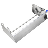 Distributeur de film alimentaire JH-Mech personnalisé, structure intégrée, outil de découpe coulissant intégré, installation double flexible.