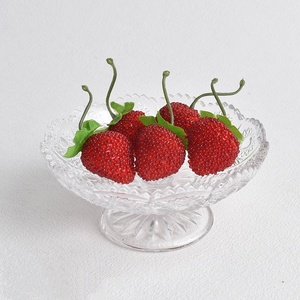 Fraises artificielles perlées <span class=keywords><strong>de</strong></span> luxe, <span class=keywords><strong>fruits</strong></span> en cristal réalistes pour la présentation <span class=keywords><strong>de</strong></span> desserts, accessoires <span class=keywords><strong>de</strong></span> photographie, décoration <span class=keywords><strong>de</strong></span> table <span class=keywords><strong>de</strong></span> cuisine et <span class=keywords><strong>de</strong></span> maison - Product Image 2