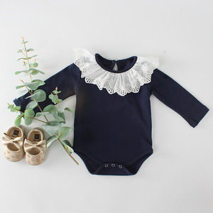 A buon mercato adorabile 100% cotone inverno pagliaccetto bambino vestiti del bambino manica lunga pagliaccetto vestiti della tuta per i bambini - Product Image 3