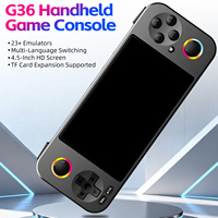 Nouveaux produits, console de jeu vidéo portable G36, lecteur de jeux rétro portable avec écran de 4,5 pouces, joystick pour enfants, cadeaux de Noël, cadeaux d'anniversaire, jouet
