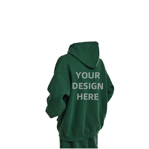 Sweat à capuche pour homme en polyester et coton 350 g/m², personnalisable, de haute qualité, uni, respirant, décontracté, pour l'hiver - Product Image 2