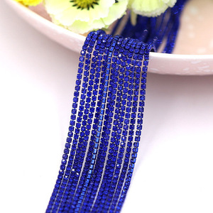 โซ่ PP 13 Rhinestone Cup ถูกกว่า,10หลาประดับพลอยเทียมคริสตัลสำหรับทำเครื่องประดับ - Product Image 3
