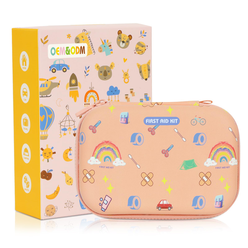 Colorful Cartoon Print Kids First Aid