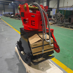 Scie à grappin hydraulique robuste avec pince rotative pour excavatrice, attache forestière - Product Image 2