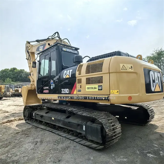 Excavadora de orugas Caterpillar 320 usada, excavadora CAT 329D2 330DL 336D a la venta