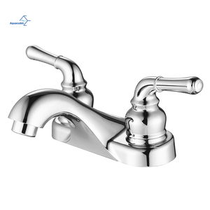 Sang trọng 4 "dual-xử lý phòng tắm chậu rửa Mixer vòi với Brass van - Product Image 1