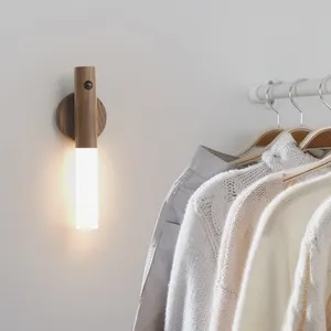 Lámpara <span class=keywords><strong>Led</strong></span> magnética de pared con batería recargable, candelabro de pared de inducción, sin enchufe, luces con <span class=keywords><strong>Sensor</strong></span> de movimiento - Product Image 5