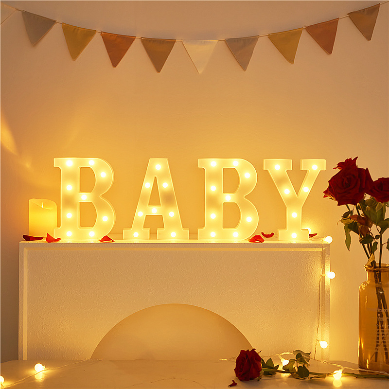 Baby - letter lamp 17*21cm