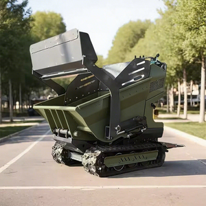 Mini Dumper Cingolato con Sollevamento Idraulico a Prezzo Conveniente, Capacità di Carico 500KG, Carriola a Motore - Product Image 1