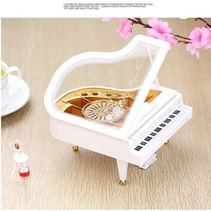 Caja de Música Giratoria con Bailarina y <span class=keywords><strong>Piano</strong></span>, Regalo Creativo <span class=keywords><strong>para</strong></span> San Valentín o Cumpleaños, Modelo al por Mayor - Product Image 5