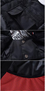 Calidad Unisex a prueba de viento impermeable al aire libre chaqueta pantalones conjunto hombres traje de esquí conjunto completo adulto y niño tamaño abajo grueso traje de nieve - Product Image 5