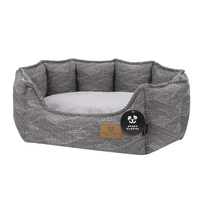 LS vente directe en usine, lit de chien de sommeil profond de haute qualité, lit de coussin de poils de lapin pour chiens